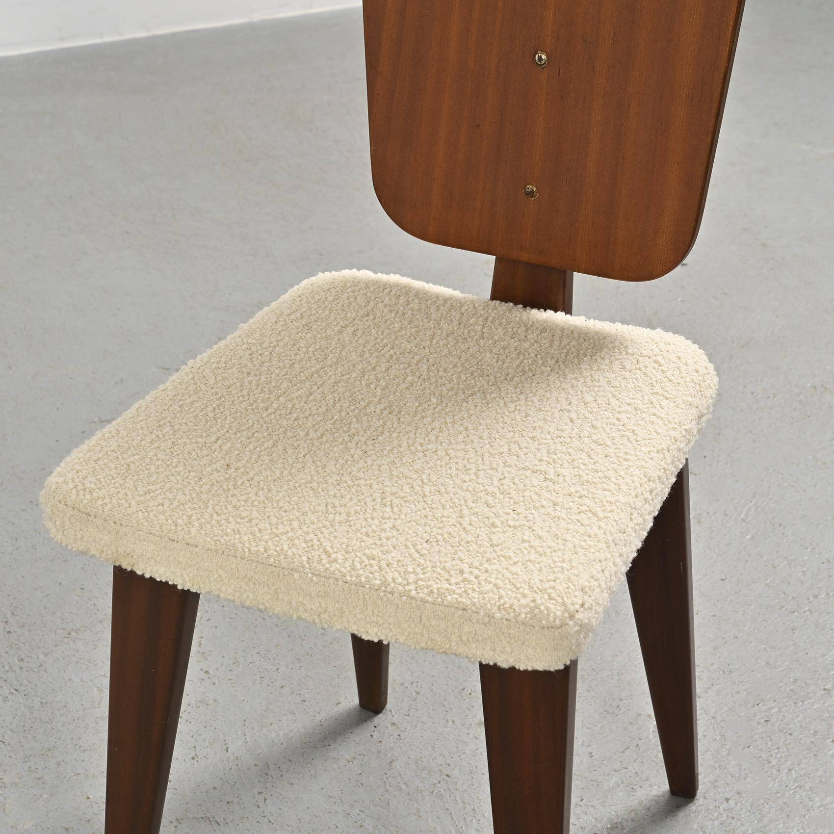 Modernist chairs by André Sornay, Lyon, 1950s