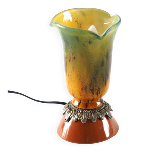 Lampe verrerie pâte - multicolore