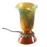 Multicoloured glass paste lamp