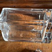 Carafe à whisky en cristal galbé