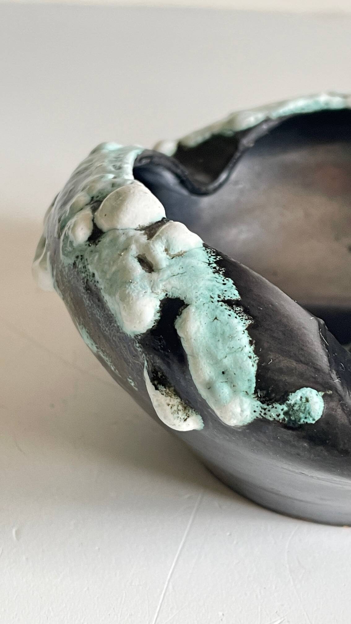 Cyclops Ceramic Ashtray Annecy France Vintage