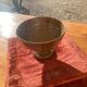 Speckled stoneware bowl on a stand