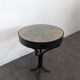 Wrought iron gueridon with a marble top circa 1950