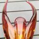 Empty pocket/Cutting/Centerpiece Murano, in blown Art glass. Floral shape/tulip