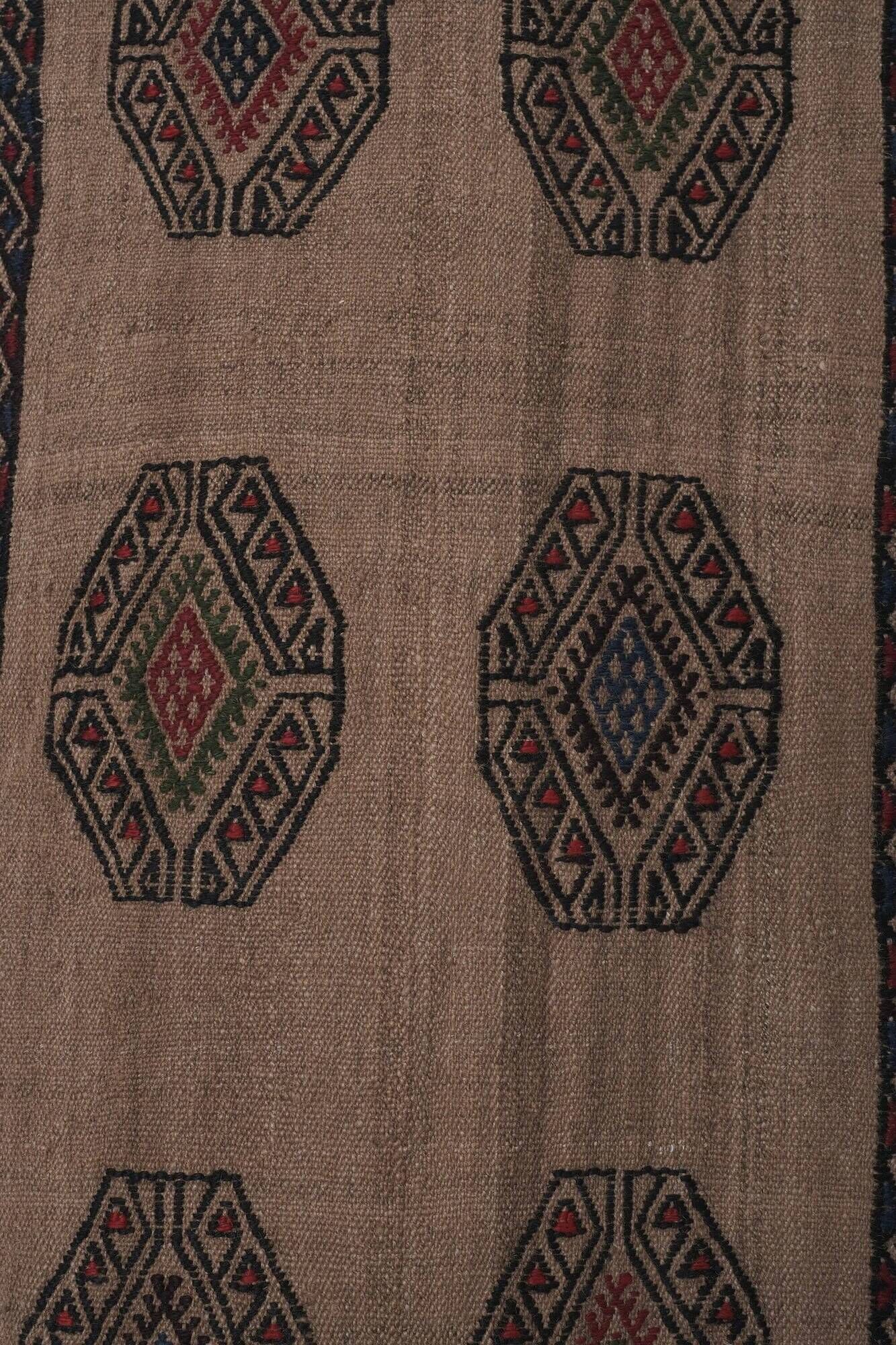 Vintage Turkish hallway rug 42x402 cm