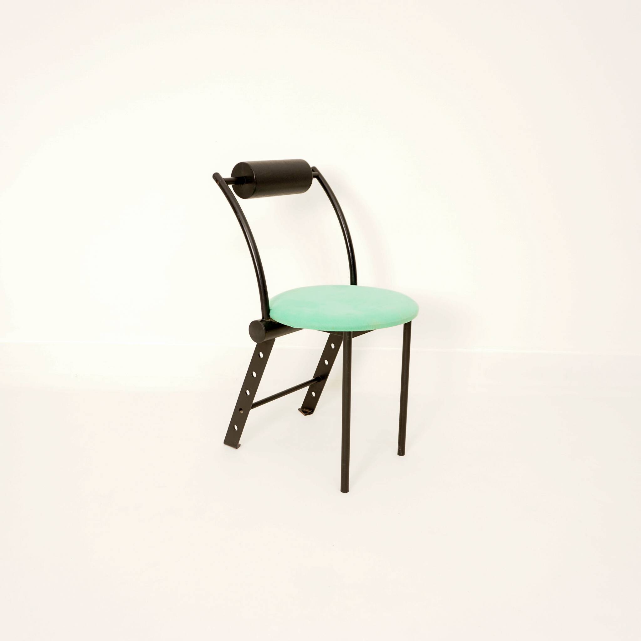 Postmodern Green Chair, 1980