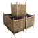 Set of 20th century cast iron planters