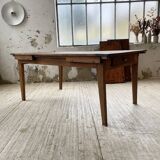 19th century oak farmhouse table 270cm with extensions