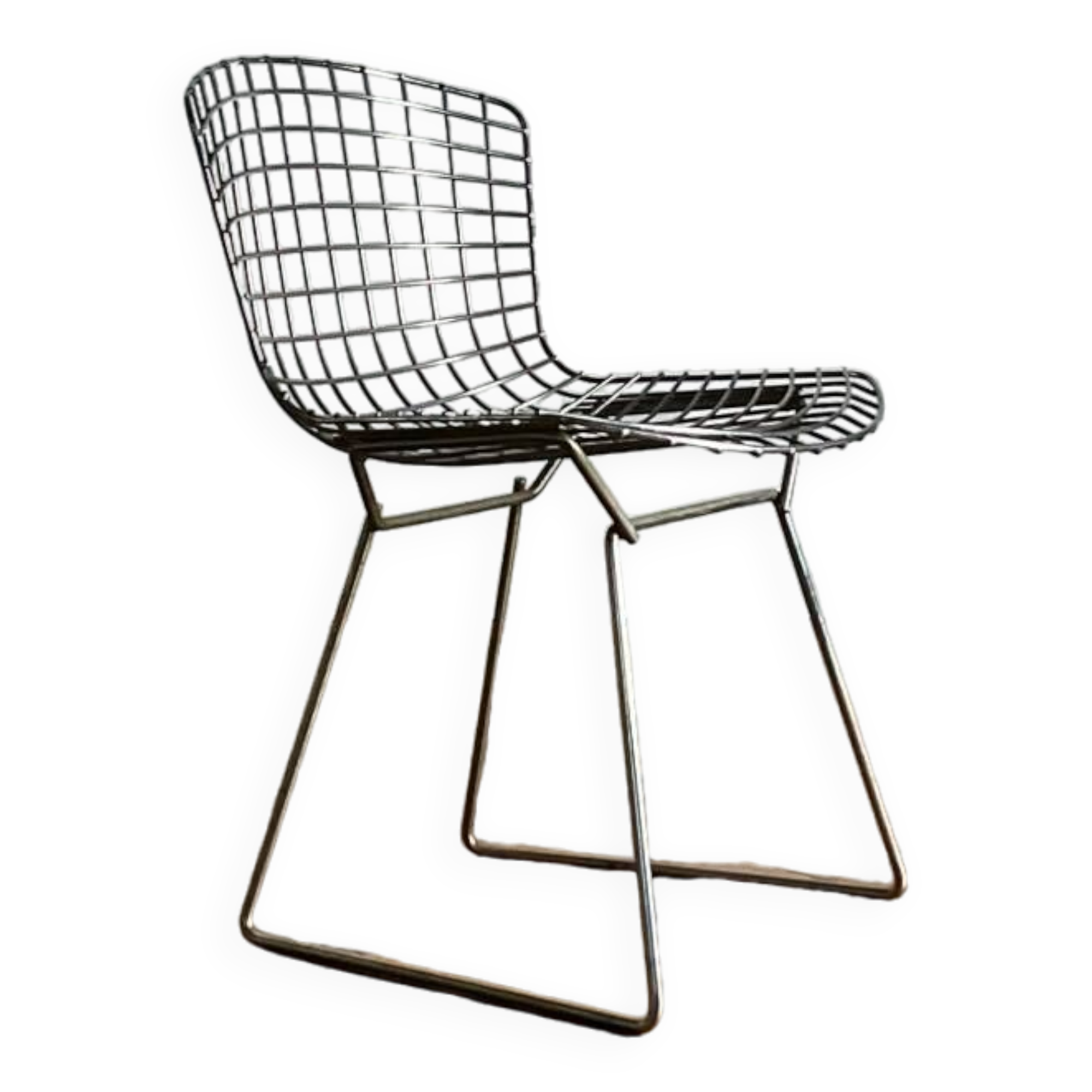 Chaise Wire de Hardy Bertoia Knoll vintage années 70