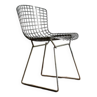 Wire chair by Hardy Bertoia Knoll vintage 70s