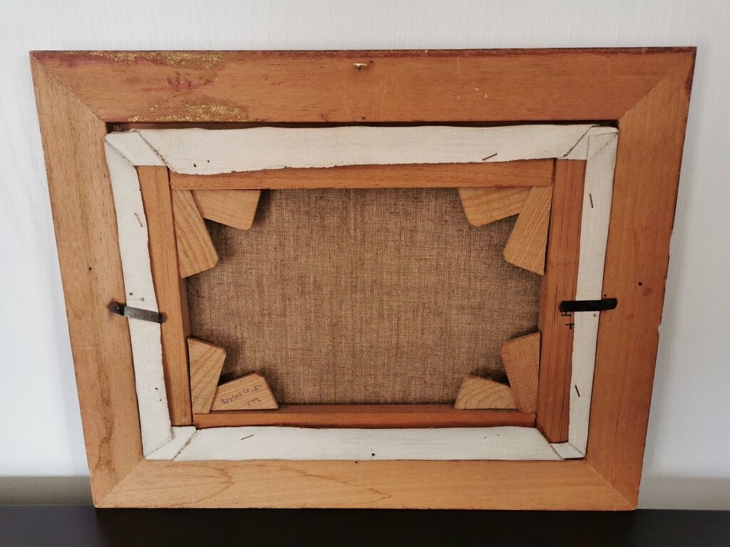 Tableau de nue signé Piquard 1979