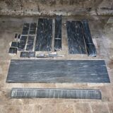 Fireplace style Louis XVI gray marble