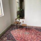 Modernist teak nesting tables from the 50s