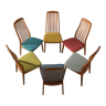 1960s Dining Chairs, Benny Linden