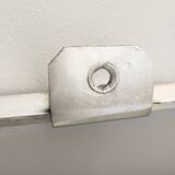 Rectangular Wall Mirror with Silver Glazed Metal Frame, Italy 1970s