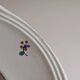 Plat beige petites fleurs