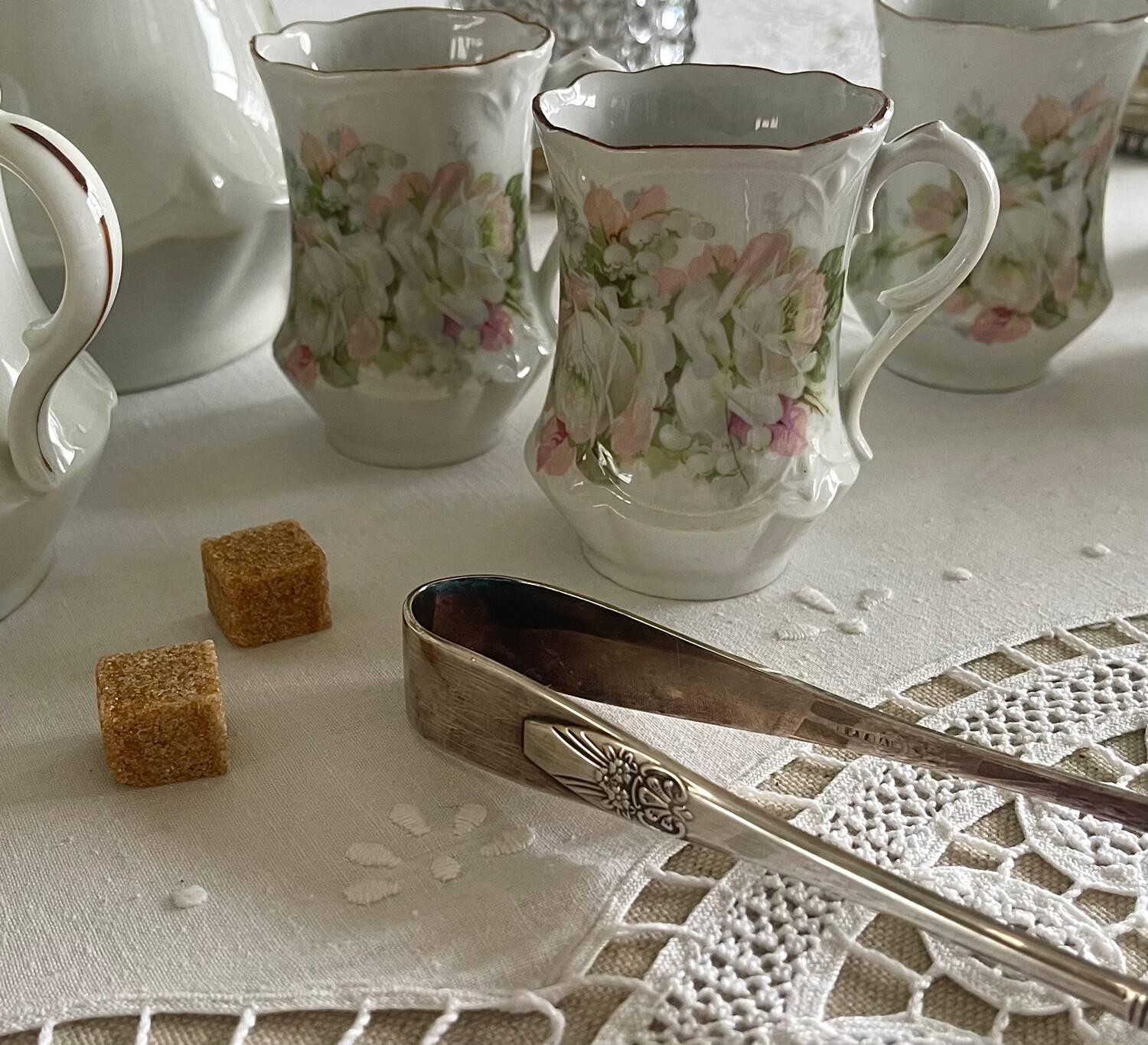 Antique sugar tongs