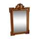Large mirror old dore stucco on wood 74x120cm
