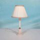 Bohemian chic natural stone table lamp, mid-century onyx table lamp.