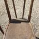 Paire de chaises de bistrot  bois courbe