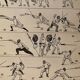 Lithographie sur l'escrime de 1897 (épée fleuret)