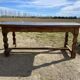 Rustic farmhouse table