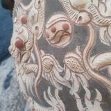 Large Asian terracotta pot
