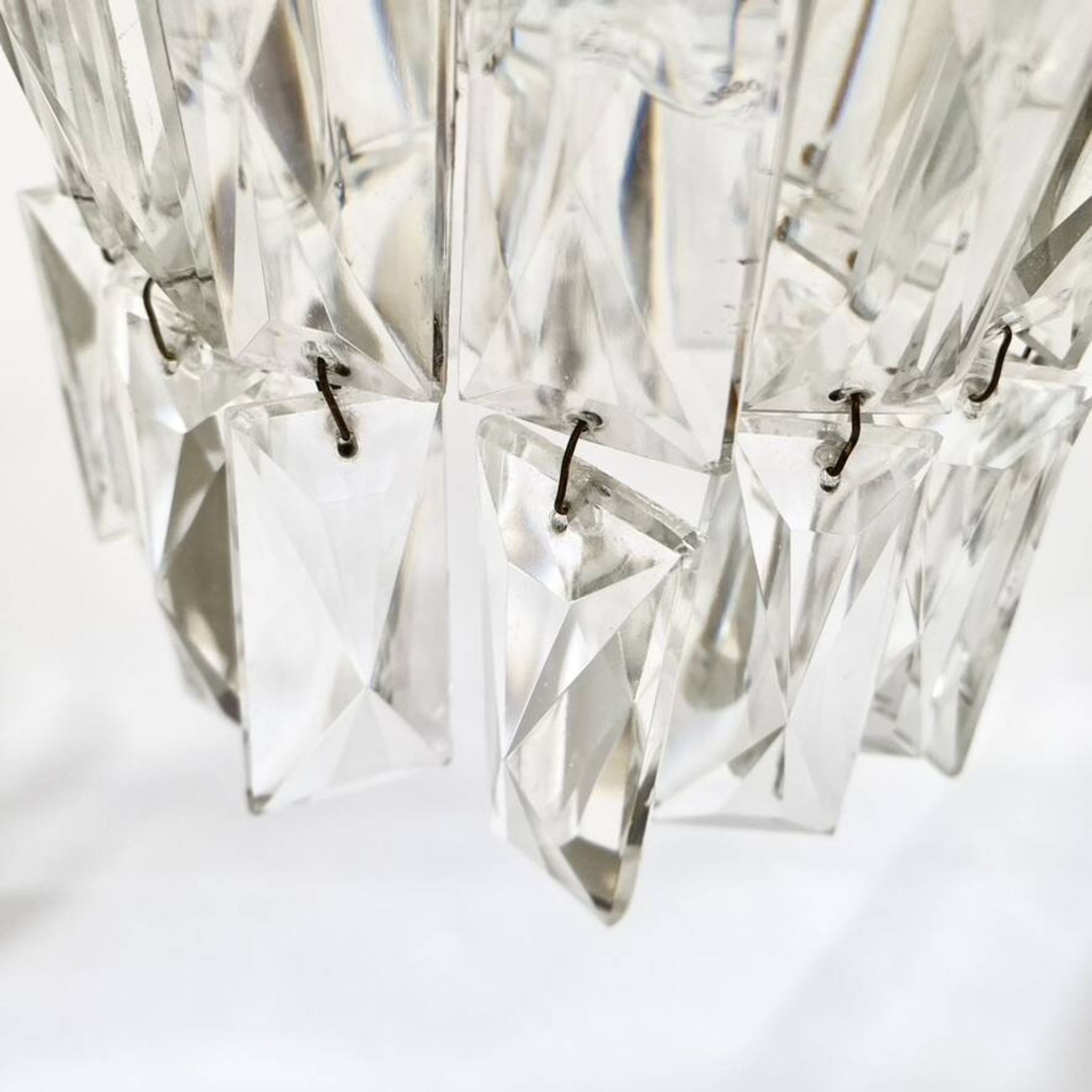 Vintage 70s waterfall chandelier