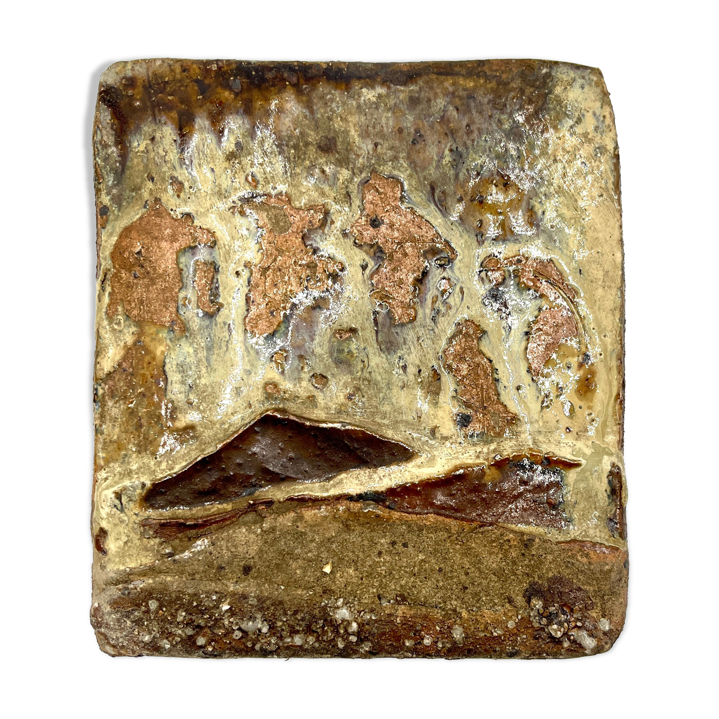 Landscape vase by Claude Gaget the 70th ceramic terminal