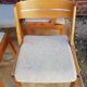 Series of 6 Chairs Scandinavian style 70s