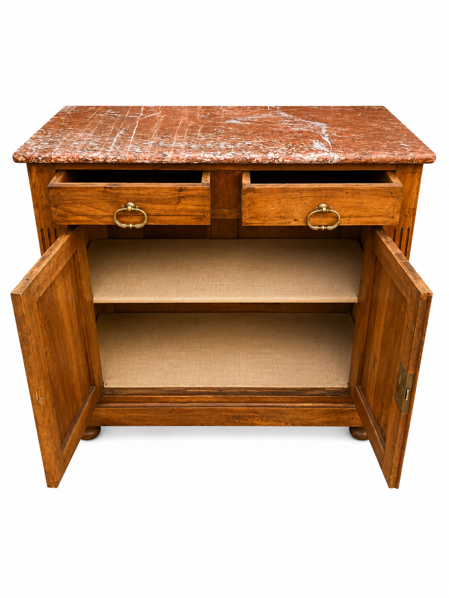 Old buffet with marble top