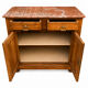 Old buffet with marble top