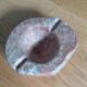 Red marble paperweight ashtray