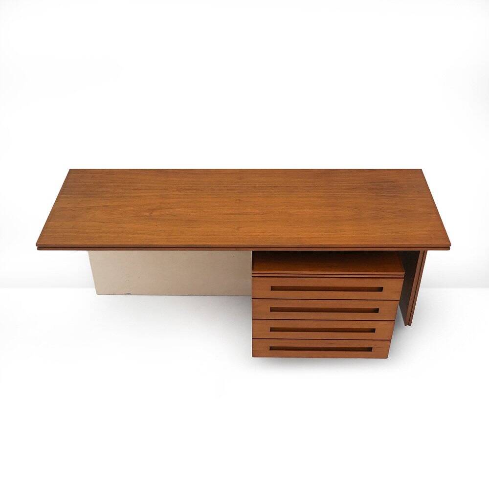Wall-mounted desk with drawers, 1960s