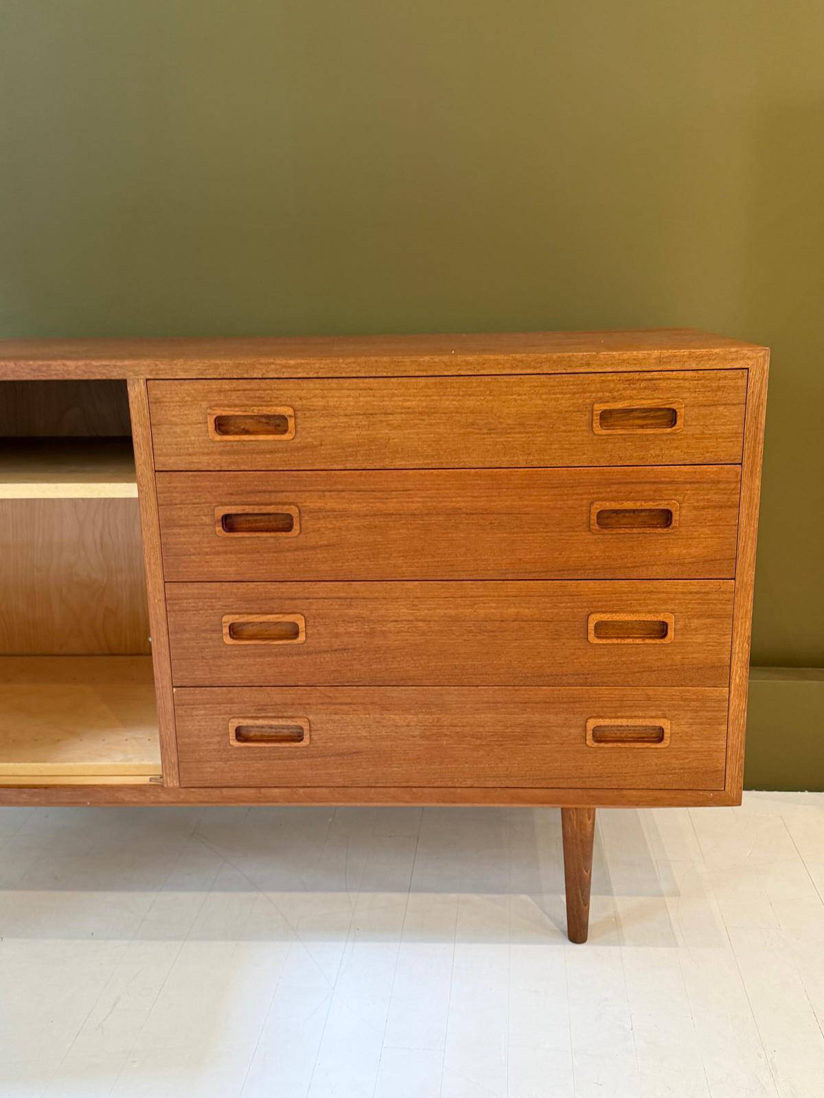 Enfilade scandinave en teck, Danemark 1970
