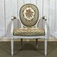 1970s Louis XVI style cabriolet armchair