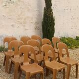 Set of 10 Massonet chairs