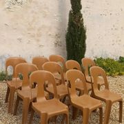 Set of 10 Massonet chairs
