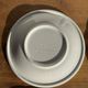 Set of 9 small Italian dessert plates Primula with red and green trim.