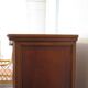 Rare Louis Philippe chest of drawers with 7 drawers from the 80s in cherry wood
