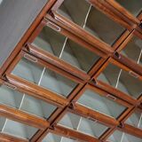 Vintage Dutch Oak / Mahogany Haberdashery Shop Cabinet, 1930s