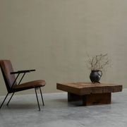 Modernist Dutch lounge chair in enamelled steel and leather from the 1950s.