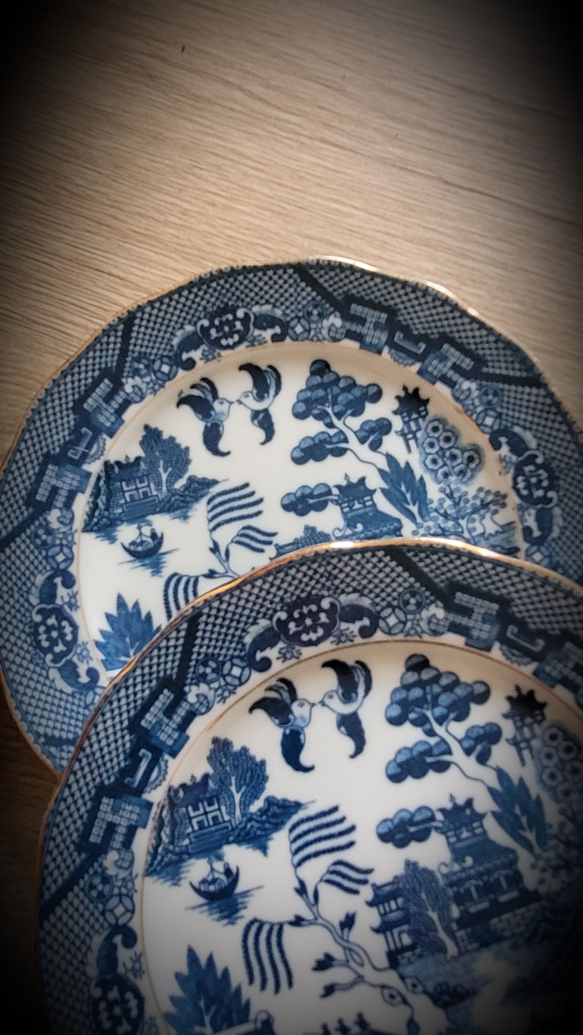 Set 6 plates with Japanese pattern