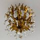 Antique chandelier with brass tassels, Banci design, Florence, Italy, 1950s