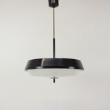 Midcentury space age ufo pendant by drupol, 1970s