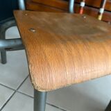 Old Mullca school chair with armrests