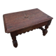 Antique solid wood stool, vintage decor