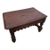 Antique solid wood stool, vintage decor
