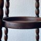 Vintage turned wooden gueridon from the 60s.