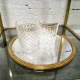 Art Deco round mirror tray